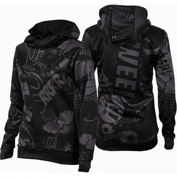 Dámská mikina SWEEP SWJ045 COMIX černá/šedá M