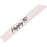 PartyDeco Šerpa Happy 18 76 cm krémová