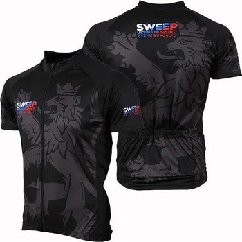 cyklistický dres SWEEP D055 CLASIC CYKLO CZECH černá XXL