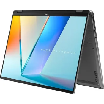 Notebook ASUS Vivobook Flip/ CORE ULTRA 7 256V/ 16GB/ 1TB SSD/ Intel® Graphics/ 16"WQXGA+,120HZ/ W11H/ šedý