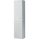 Vysoká Koupelnová Skříňka VENECIA, Závěsná, Bílá Lesklá, 30x27x140 cm