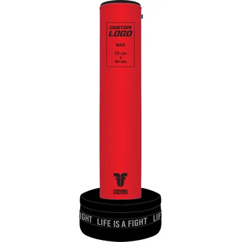 Boxovací pytel Volně stojící pytel Fighter Classic - vlastní potisk červená