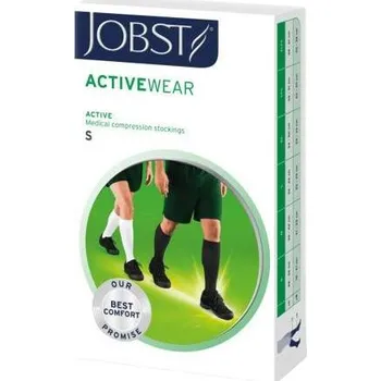 Stahovací punčochy JOBST ActiveWear I.kompresní třída punčochy lýtkové se špicí velikost S bílé