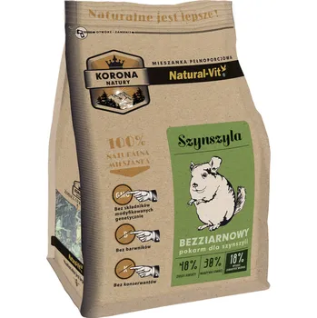 Krmivo pro hlodavce KORONA NATURY Natural-Vit krmivo pro činčily 1,6kg