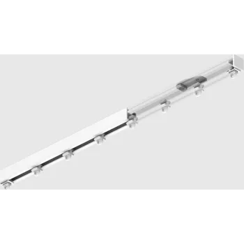 Garnýž Hliníková stropní kolejnice – bílá, RAL 9016: 100 cm