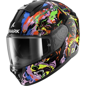 Helma na motorku Integrální helma Shark Ridill 2 Raging beast (černá, modrá, fialová), vel. 2XL