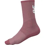 ALÉ Cyklistické ponožky klasické - SAUVAGE - červená/bílá 44-47