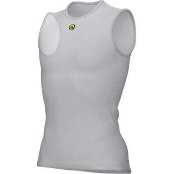 cyklistický dres ALÉ Cyklistické triko bez rukávů - STEAM INTIMO - bílá XL-2XL
