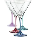 Crystalex Sklenice na martini Spectrum 290 ml, 4 ks (mix barev)