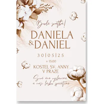 Party nádobí Personal Oznámení - Boho Zvolte množství: od 11 ks do 30 ks