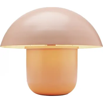Lampička KARE Design Stolní lampa Mushroom - broskvová, 27cm
