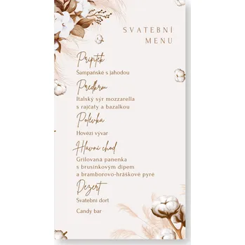 Party nádobí Personal Menu - Boho Zvolte množství: od 11 ks do 30 ks