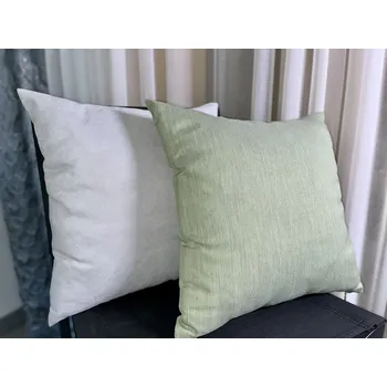 Polštář Polštář vč. náplně, jednobarevný zelený - rozměr 40 x 40 cm: Povlak na polštář