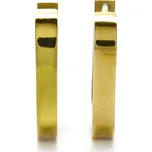 Ocelové náušnice Jordan - Zlatá