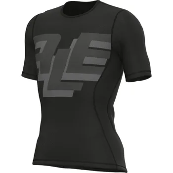 cyklistický dres ALÉ Cyklistické triko s krátkým rukávem - MULTIVERSO INTIMO - černá XL-2XL