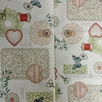 Tegatex Režná látka metráž - vintage