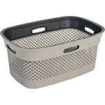 Koš na prádlo WOOLLY 45 L - šedá/antracit - SLEVA 3% s kodem radost25