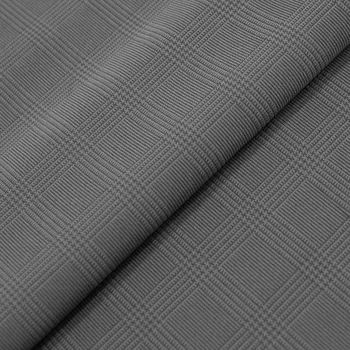 Podšívka PA052 žakárová šedá, káro, š.150