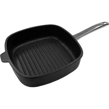 Kuchyňský gril Pánev grilovací – vroubkovaná s titanovým povrchem 250x250x75 mm | CONTACTO, 5504/250