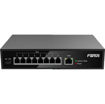 Switch GRANDSTREAM Fanvil PN8 - 2-drátový PoE Switch, RJ45, 8 x RJ11 PN8