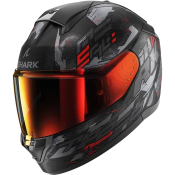 Helma na motorku Integrální helma Ridill 2 Molokai (černá, šedá, červená), vel. S