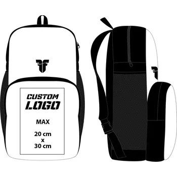 Sportovní batoh Fighter batoh M - vlastní potisk bílá