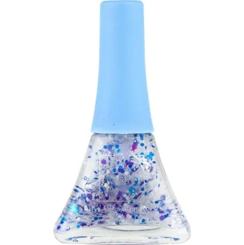 Lak na nehty EP line - LUKKY - Lak na nehty dětský fialovo-bílo-modrý slupovací hvězdičky 5,5ml