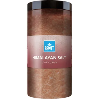 Koupelová sůl Bewit Himalájská sůl růžová, hrubozrnná 250 g (Minerály, Železo, Relax)