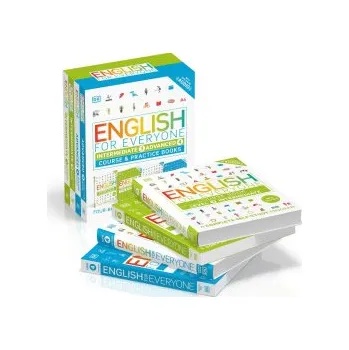 Anglický jazyk English for Everyone Intermediate and Advanced Box Set – DK (EN)