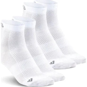 Dámské ponožky Craft 1905044 Cool Mid 2-pack - bílá 34 - 36