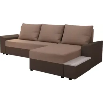 Obývací pokoj Univerzální sedací souprava FERGUS ROH - hnědá/světlohnědá - doprava zdarma - SLEVA 3% s kodem radost25