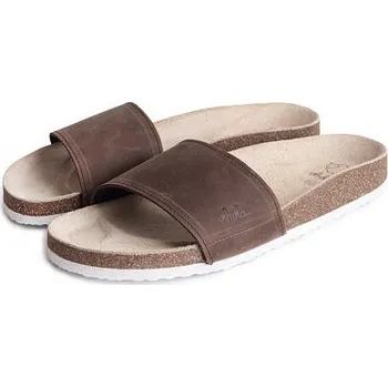 Pánské pantofle Vlnka Pánské korkové anatomické nazouváky Trepky Hnědá velikost obuv dospělí 41