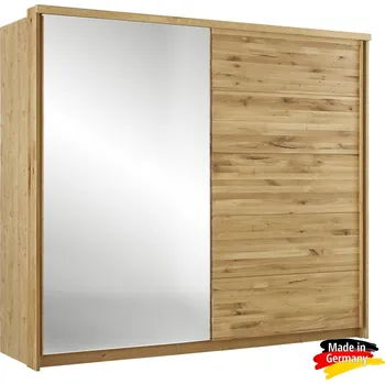 Šatní skříň Annecy - Skříň z masivu dub / Zrcadlo 240 cm Kód: annecy240z