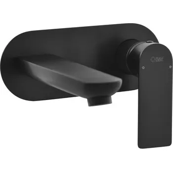 Vodovodní baterie RAV Slezák Nil Podomítková umyvadlová baterie, černá mat NL135CMAT