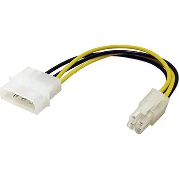Kabel do PC ROLINE Napájecí redukce 5,25 -> P4 (4piny), 0,15 m - 11.03.1019