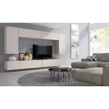 Obývací stěna Sestava do obývacího pokoje CALABRINI - kašmír