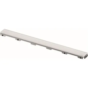 sprchový žlab TECE Drainline Skleněný rošt 120 cm, saténová bílá 601293
