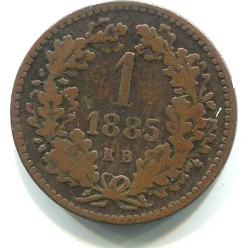 Sběratelství František Josef I. 1 Kreuzer 1885/KB.