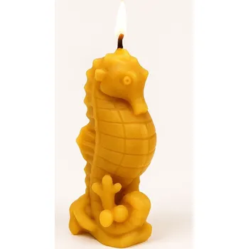 Svíčka Vonná svíčka mořského koníka | 45 g | Svíčkománie3D | Barva: Žlutá