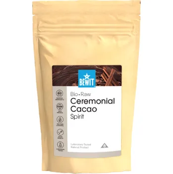 Míchaný nápoj Bewit Ceremoniální kakao Cream Spirit, BIO 200 g (Radost, Inspirace, Naplnění )
