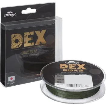 Šňůra Berkley DEX x8 Moss Green 0,14mm 12,9kg 300m