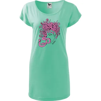 Dámské tričko DOBRÝ TRIKO Dámské tričko/šaty Medusa Velikost: S, Barva: Mátová