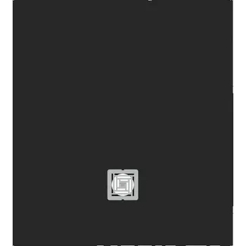 Sprchová vanička Ideal Standard UltraFlat S+ Sprchová vanička obdélník 100x90x3cm, černá T5607FV