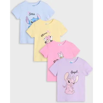 Sinsay - Sada 4&nbsp;triček Disney - vícebarevná - 156EB-MLC - 156EB-MLC-98-3