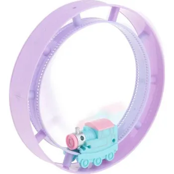 Vláček a vláčkodráha Vláček natahovací na kulaté horské dráze plast v krabici