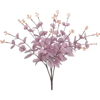 umělá květina Umělý eukalyptus růžový