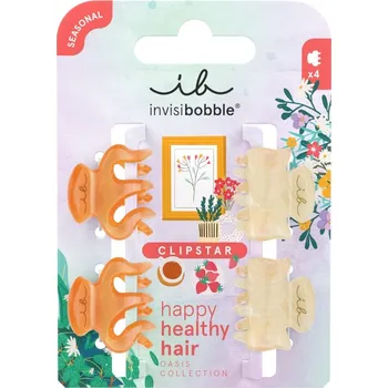 Módní doplněk Invisibobble Skřipec do vlasů Clipstar XS Oasis Petit Citrus 4 ks + 2 měsíce na vrácení zboží