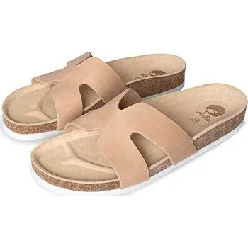 Dámská zdravotní obuv Vlnka Dámské korkové anatomické nazouváky Zora krémová velikost obuv dospělí 36