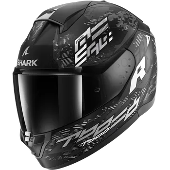 Helma na motorku Integrální helma Ridill 2 Molokai (černá, bílá, stříbrná), vel. XL