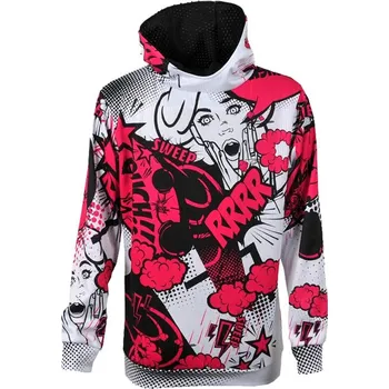 Dívčí mikina SWEEP SKJ013 COMIX bílá/růžová 116